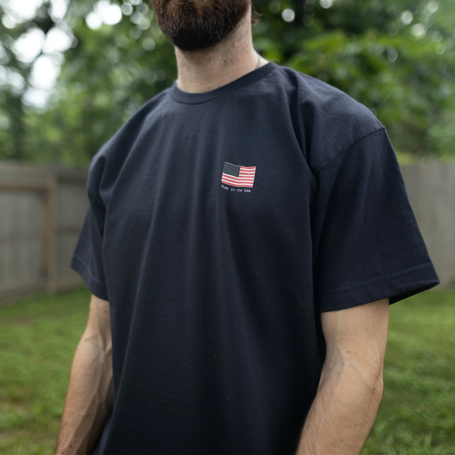 100% Made in USA Flag Shirt